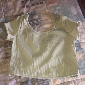 Light green top